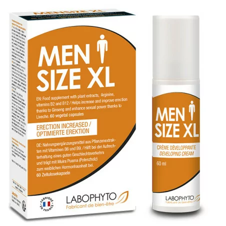 Hombre Talla XL - 60ml - Crema Fortalecimiento de la Erección - Labophyto (24,95 €) | Poppers Express