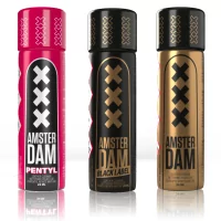 Pack Amsterdam XXX - 3 Poppers Hardcore 24ml