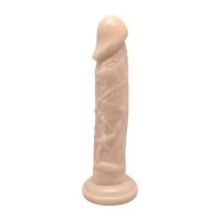 Jelly Booom Zuignapdildo - Zonder testikels - 17,8 cm