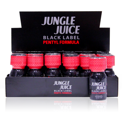 Doos 18 poppers Jungle Juice Black Label 15ml - Kortingsprijzen