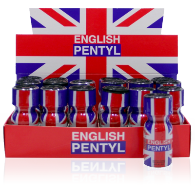 Schachtel mit 18 englischen Pentyl-Poppers 15 ml - Ermäßigte Preise