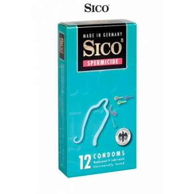 12 Sico SPERMICIDE-condooms