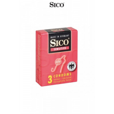 3 Sico SENSITIVE Condoms