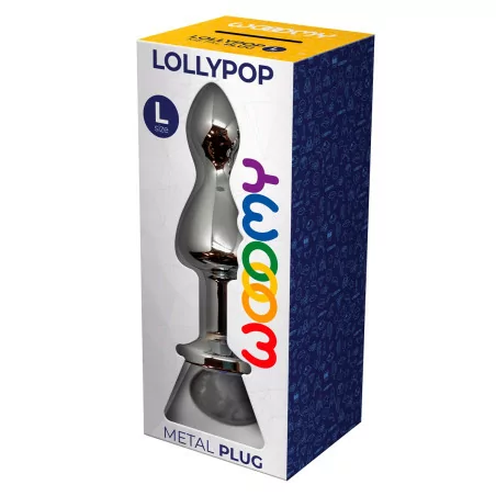 Plug Doble de Strass Diamante L - Lollypop - Wooomy (24,90 €) | Poppers Express