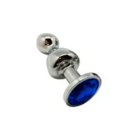 Double Strass Blue Plug S - Lollypop