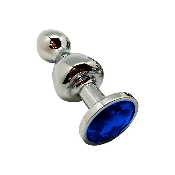Double Blue Jewel Plug L - Lollypop - Wooomy (€24.90) | Poppers Express