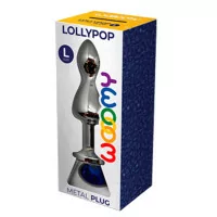 Double Blue Jewel Plug L - Lollypop - Wooomy (€24.90) | Poppers Express