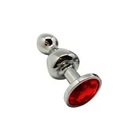 Double Red Jewel Plug S - Lollypop