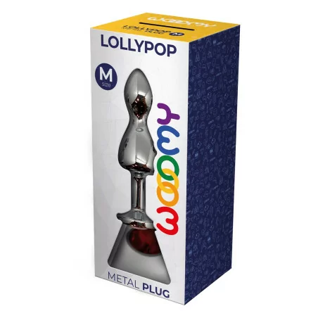 Double Red Jewel Plug M - Lollypop - Wooomy (€21.90) | Poppers Express
