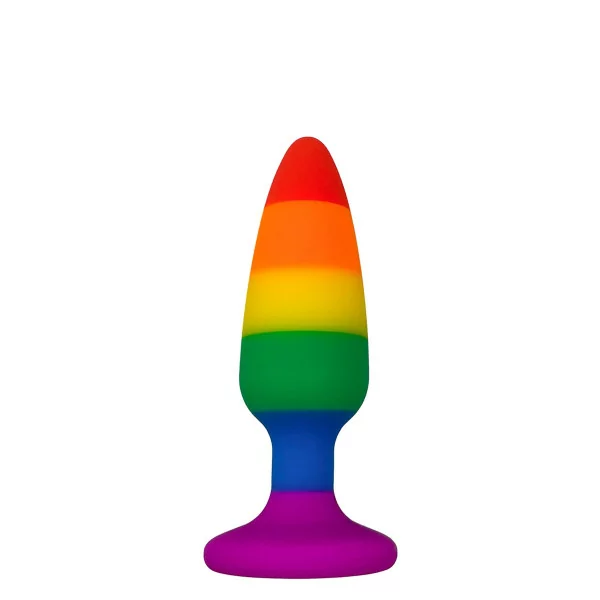 Hiperloo Rainbow Plug - maat S - 9 x 2,4 cm - Wooomy (€&nbsp;26,90) | Poppers Express