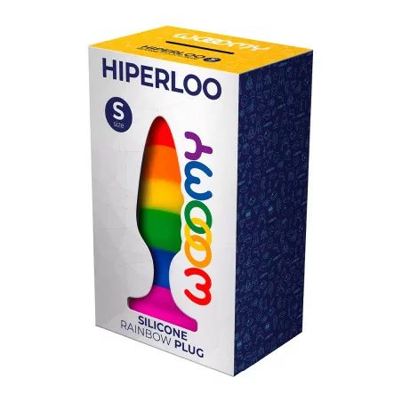 Hiperloo Rainbow Plug - Taglia S — 9 x 2,4 cm - Wooomy (26,90&nbsp;€) | Poppers Express