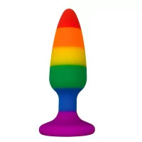 Hiperloo Rainbow Plug - Size L — 13.1 x 3.9 cm