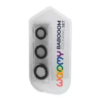 Set of 3 Stretchable Black Cock Rings - Babooom - Wooomy (€5.90) | Poppers Express