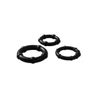 Set of 3 Stretchable Black Cock Rings - Babooom - Wooomy (€5.90) | Poppers Express
