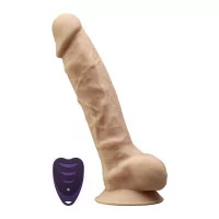 20cm Rechargeable and Remote-Controlled Vibrating Dildo