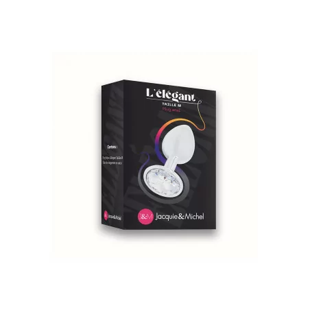 Plug Anal L'élégant Taille M - Jacquie & Michel Toys (14,90 €) | Poppers Express