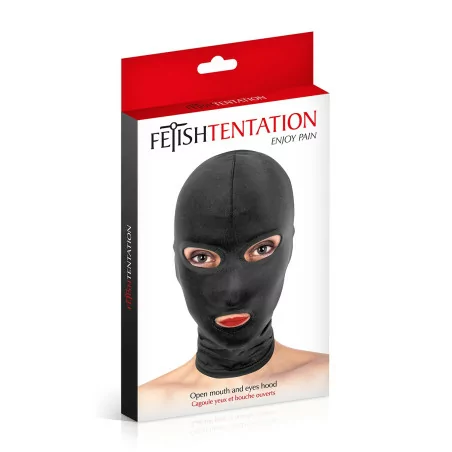 Cappuccio BDSM Estensibile con 3 Aperture - Fetish Tentation (8,90&nbsp;€) | Poppers Express