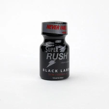 Super Rush Black Label 10ml - Poppers Rush (9,90&nbsp;€) | Poppers Express