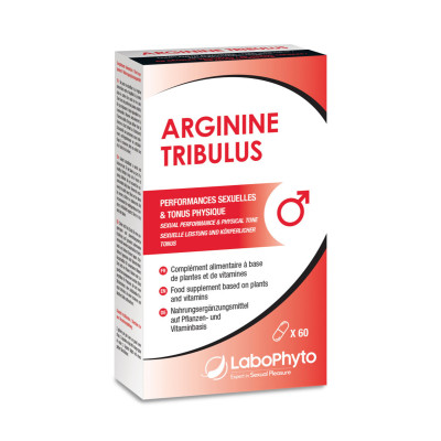 Testosteron-Booster & sexuelle Vitalität: Arginin Tribulus - 60 Kapseln.