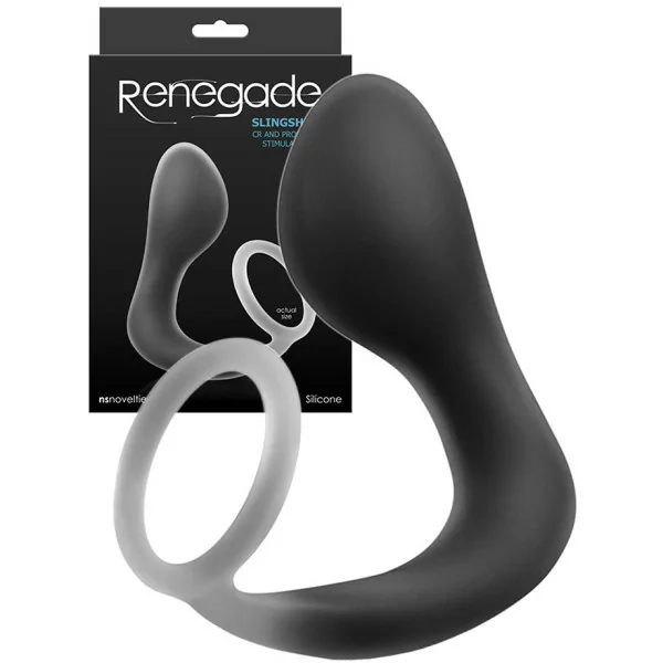 Slingshot: Plug di Stimolazione Prostatica con Cockring - NS Novelties (34,90&nbsp;€) | Poppers Express