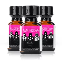 3x Amsterdam 24ml - Economical Pack of 3 bottles - Amsterdam (€23.90) | Poppers Express
