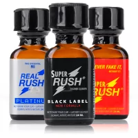 Pack Surtido de Poppers Rush - 3 x 24ml